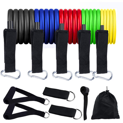 11Pcs Fitness Equipment Resistance Band Set